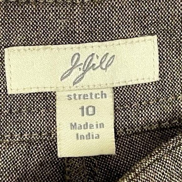 J Jill Brown Tan Wide Leg Wool Blend Career Office Pant NWOT - Picture 8 of 12